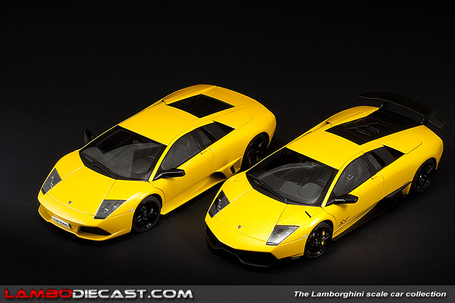  1 18 by AutoArt and their recent Murcielago LP6704 Super Veloce 