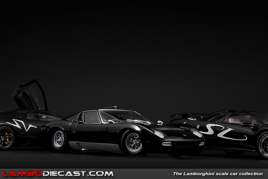 LP6704 Super Veloce AutoArt all in black and all in 1 18 scale LP6704 Super Veloce AutoArt all in black and all in 1 18 scale