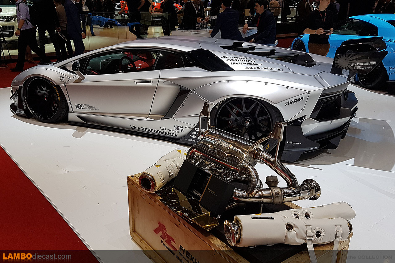 The real Lamborghini LB-Works Aventador Limited Edition at the Geneva Motor Show
