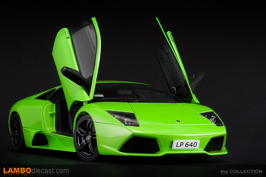  Lamborghini Murci lago LP640 from AutoArt for us is the Verde Ithaca 