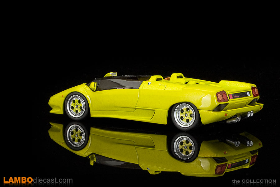 The 1/43 Lamborghini Diablo Roadster from White Box, a ...