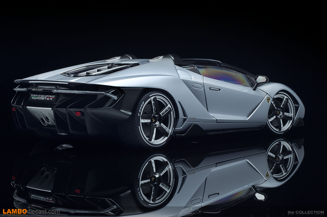 The Lamborghini Centenario Roadster from AUTOart in 1/18 scale is a masterpiece
