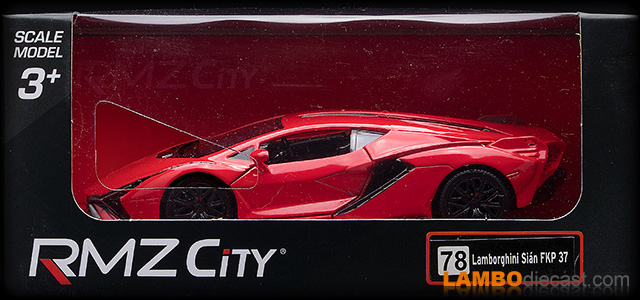 The 1 43 Lamborghini Sian FKP 37 from RMZ City a review by