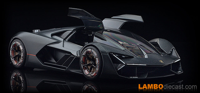 The 1/24 Lamborghini Terzo Millennio from Bburago, a review by