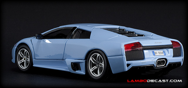 A really nice baby blue 1 24 scale model of the stunning Lamborghini