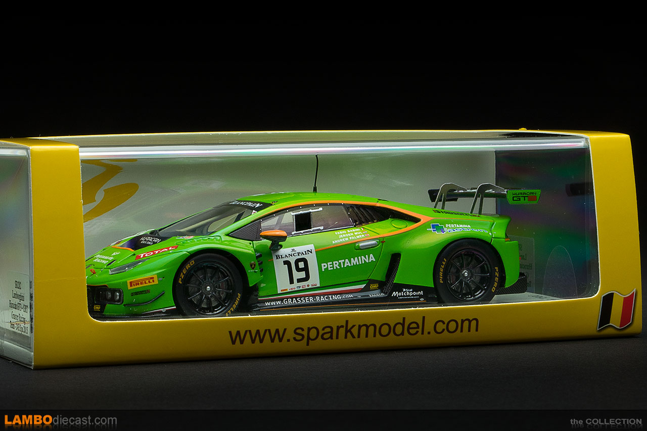 The 1/43 Lamborghini Huracan GT3 from Spark, a review by 