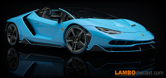 The 1/18 Lamborghini Centenario LP770-4 Roadster from AUTOart, a review by  