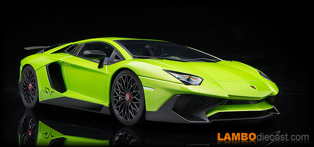 The 1/18 Lamborghini Aventador LP750-4 Superveloce from Kyosho, a review by  