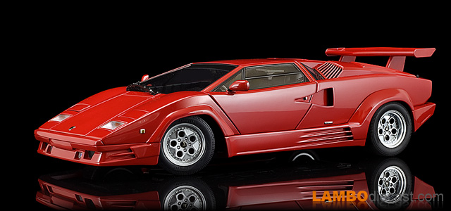 The 1/18 Lamborghini Countach 25th Anniversary from AUTOart, a review by  